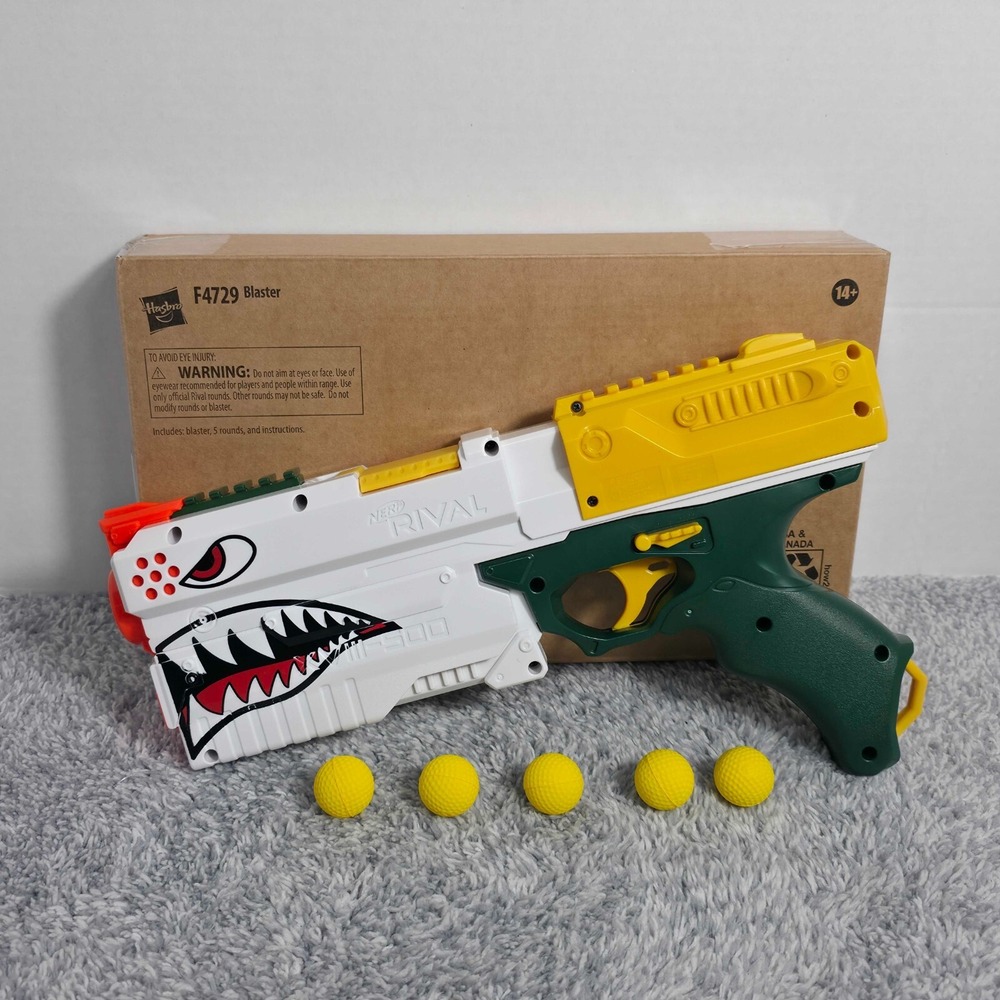 NERF Rival Kronos‎ XVIII-500 Blaster Spring Action Hasbro Toys F4729 New in Box